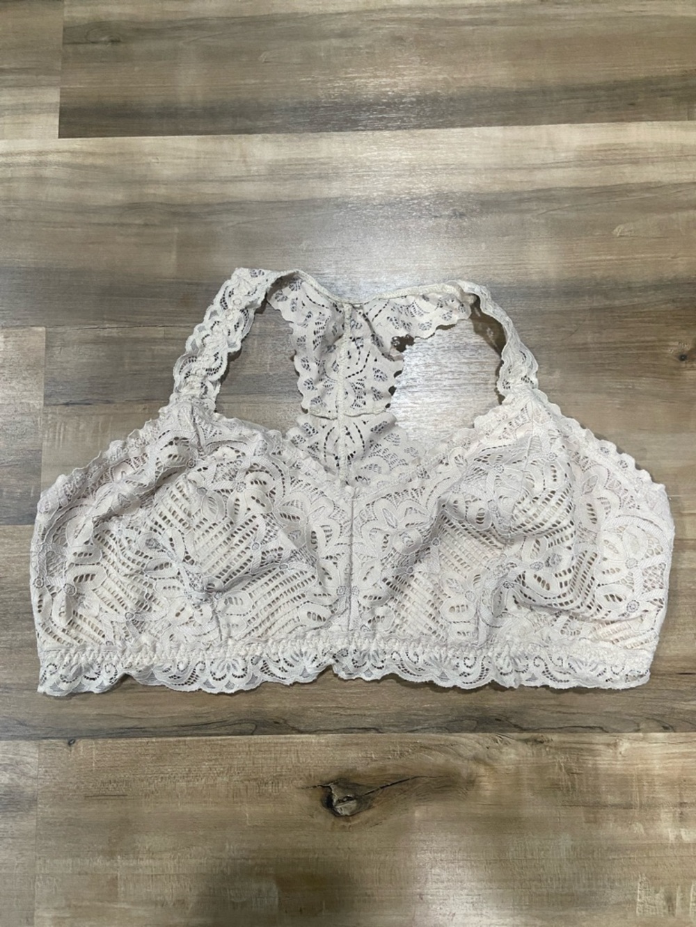 Maurices Beige Lace Bralette